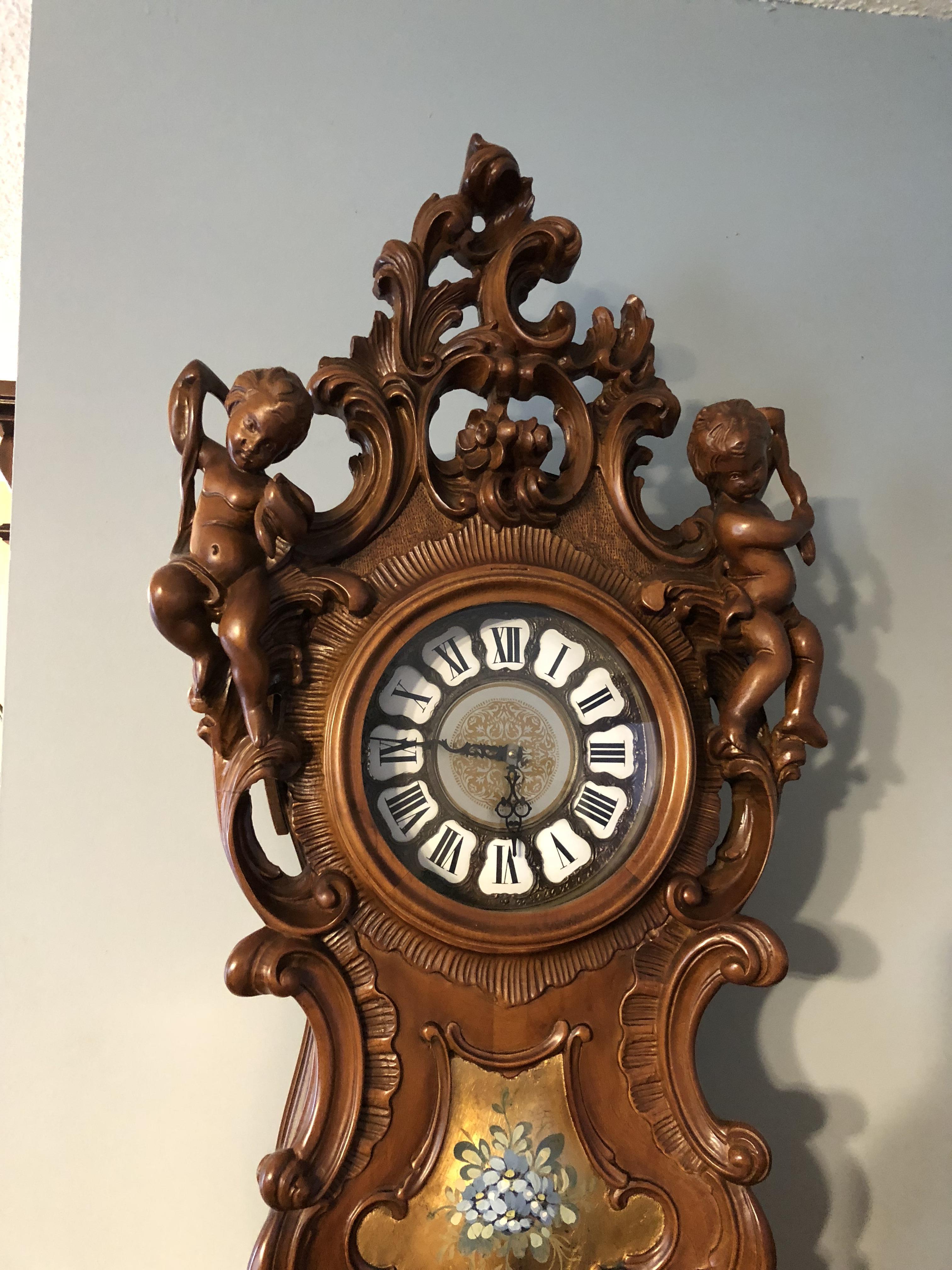 Ornately Carved Grandfather Clock InstAppraisal